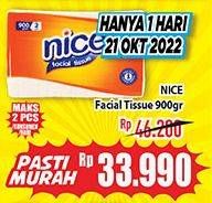 Promo Harga Nice Facial Tissue 900 gr - Hypermart