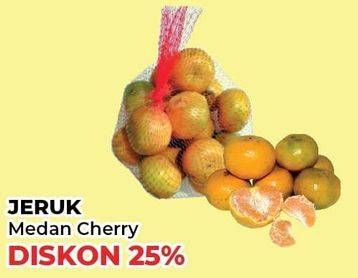 Promo Harga Jeruk Medan Cherry per 100 gr - Yogya