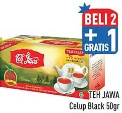 Promo Harga Teh Jawa Teh Celup Black Tea per 25 pcs 2 gr - Hypermart