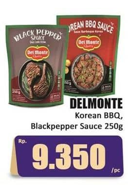 Promo Harga Del Monte Cooking Sauce Korean BBQ, Black Pepper 250 gr - Hari Hari