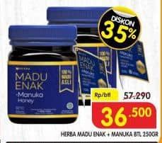 Promo Harga Herba Madu Enak Manuka Honey 250 gr - Superindo