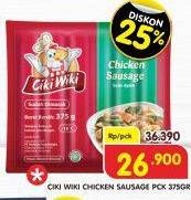 Promo Harga Ciki Wiki Chicken Sausage 375 gr - Superindo