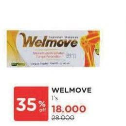 Promo Harga Welmove Vitamin Tulang Sendi 5 pcs - Watsons