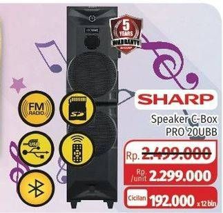 Promo Harga SHARP C-BOX-PRO20UBB  - Lotte Grosir
