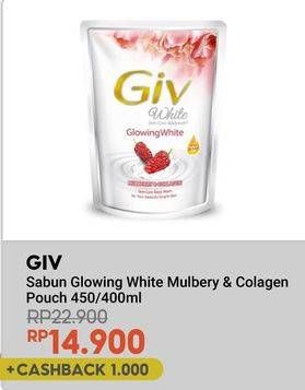 Promo Harga GIV Body Wash Mulberry Collagen, Mulbery Colagen 450 ml - Indomaret
