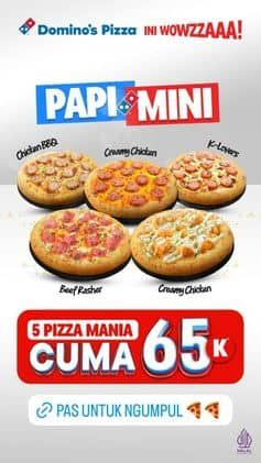Promo Harga Papi Mini  - Domino Pizza