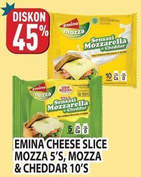 Promo Harga Emina Cheese Slice Mozza 75 gr - Hypermart
