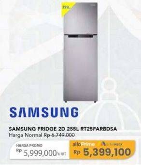 Promo Harga Samsung RT25FARBDSA  - Carrefour