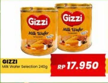 Promo Harga Gizzi Festive Milk Biscuit Selection 240 gr - Yogya