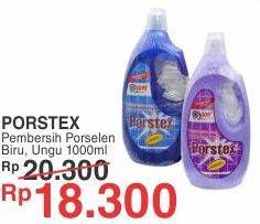 Promo Harga YURI PORSTEX Pembersih Porselen Biru 1000 ml - Yogya
