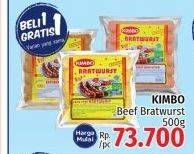 Promo Harga KIMBO Bratwurst All Variants 500 gr - LotteMart