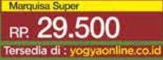 Promo Harga POHON PINANG Syrup Marquisa Super 520 ml - Yogya