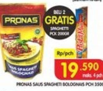 Promo Harga PRONAS Saus Spaghetti Bolognaise 350 gr - Superindo