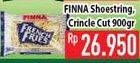 Promo Harga FINNA French Fries Crinkle Cut, Shoestring 900 gr - Hypermart