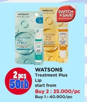 Promo Harga WATSONS Treatment Lip Balm 4 gr - Watsons