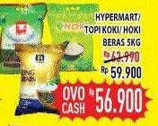 Promo Harga HYPERMART/HOKI/TOPI KOKI Beras 5Kg  - Hypermart