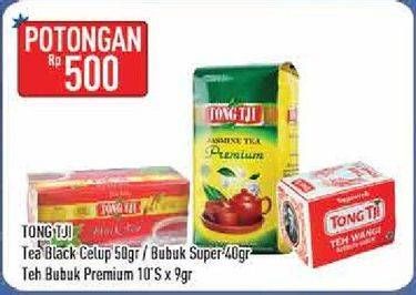 Promo Harga TONG TJI Black Tea/Teh Super/Teh Premium  - Hypermart