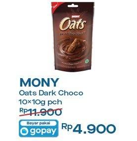 Promo Harga MONY Oats Dark Choco Dark Choco 100 gr - Indomaret