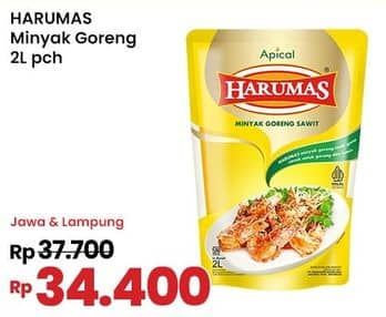 Promo Harga Harumas Minyak Goreng 2000 ml - Indomaret