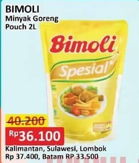 Promo Harga Bimoli Minyak Goreng 2000 ml - Alfamart