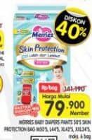 Promo Harga Merries Pants Skin Protection M50, L44, XL42, XXL34 34 pcs - Superindo