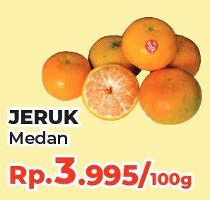 Promo Harga Jeruk Medan per 100 gr - Yogya