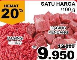 Promo Harga Daging Rendang / Daging Giling  - Giant