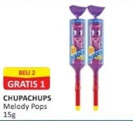 Promo Harga Chupa Chups Lollipop Candy Melody Pops 15 gr - Alfamart