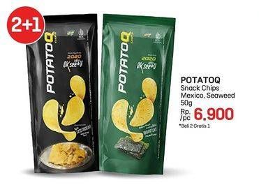 Promo Harga Potato Q Chips Sosis Jumbo Mexico, Rumput Laut 50 gr - LotteMart