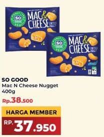 Promo Harga So Good Chicken Nugget Mac Cheese 400 gr - Yogya