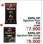 Promo Harga Kapal Api Signature 2 In 1 Kopi + Gula Pure 65 gr - Alfamidi