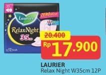 Promo Harga Laurier Relax Night 35cm 12 pcs - Alfamidi