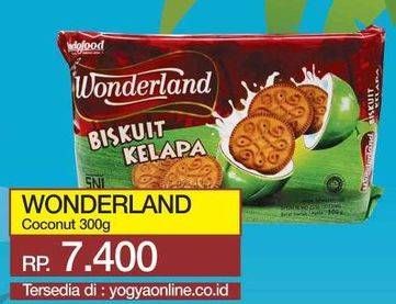 Promo Harga WONDERLAND Biscuit Kelapa 300 gr - Yogya