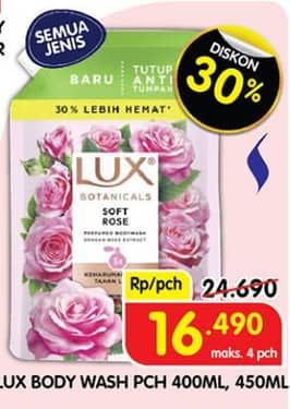 Promo Harga LUX Botanicals Body Wash All Variants 400 ml - Superindo