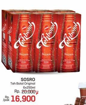 Promo Harga Sosro Teh Botol Original 250 ml - LotteMart