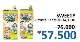 Promo Harga Sweety Bronze Pants M34, L30 30 pcs - Alfamidi