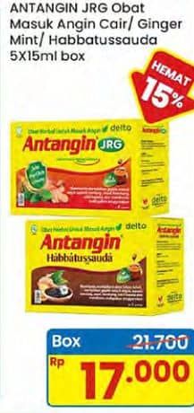 Promo Harga Antangin Jrg Syrup Herbal per 5 sachet 15 ml - Indomaret