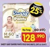 Promo Harga Sweety Gold Pants L54, M60, XL44 44 pcs - Superindo