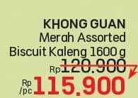 Promo Harga Khong Guan Assorted Biscuit Red 1600 gr - LotteMart