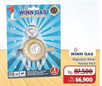 Promo Harga WINN GAS Regulator Meter Kepala Kecil 1 pcs - Lotte Grosir