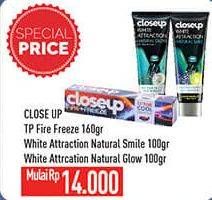 Promo Harga Close Up Toothpaste/White Attraction  - Hypermart