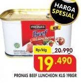 Promo Harga PRONAS Daging Sapi Luncheon 198 gr - Superindo