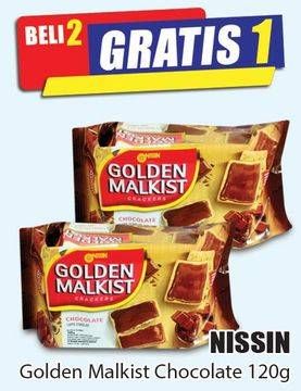 Promo Harga NISSIN Golden Malkist 120 gr - Hari Hari