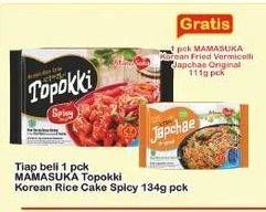 Promo Harga Mamasuka Topokki Instant Ready To Cook Spicy 134 gr - Indomaret