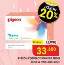 Promo Harga PIGEON Teens Squalane Compact Powder  - Superindo