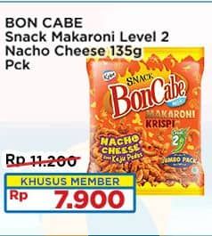 Kobe Bon Cabe Makaroni Krispi 150 gr Diskon 29%, Harga Promo Rp7.900, Harga Normal Rp11.200, Khusus Member