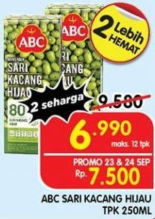 Promo Harga ABC Minuman Sari Kacang Hijau 250 ml - Superindo