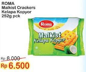 Promo Harga ROMA Malkist Kelapa Kopyor 252 gr - Indomaret