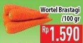 Promo Harga Wortel Berastagi per 100 gr - Hypermart