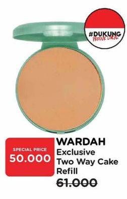 Promo Harga Wardah Exclusive Two Way Cake  - Watsons